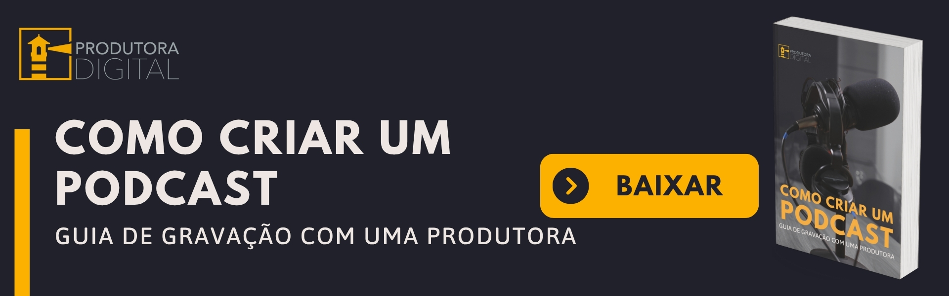 banner cta como criar um podcast