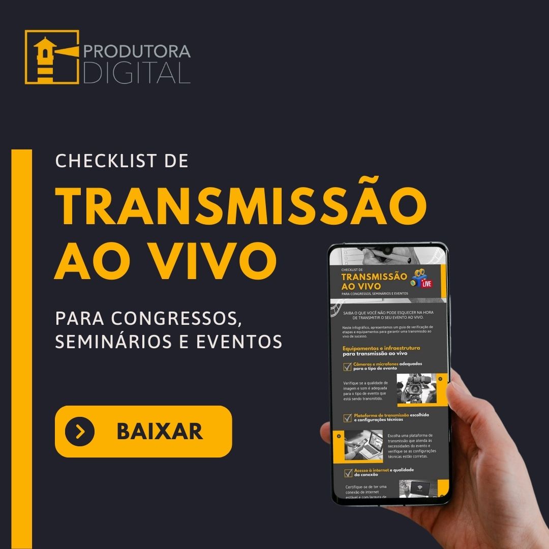 Como testar transmissão ao vivo com um evento programado no