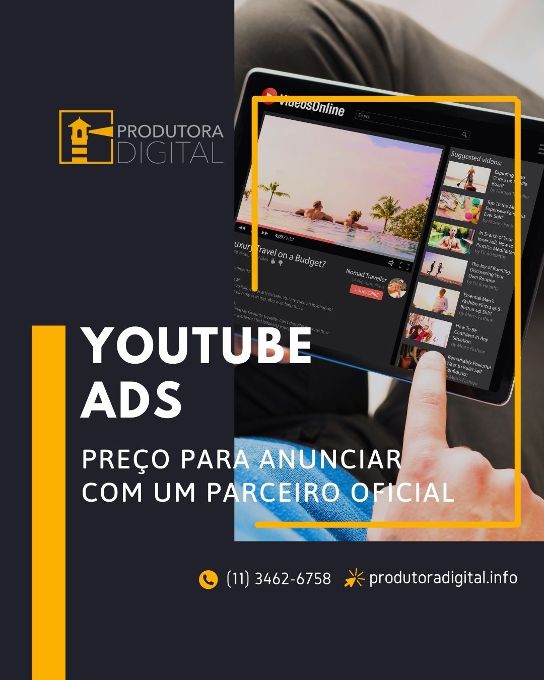 Youtube ADS Preço 