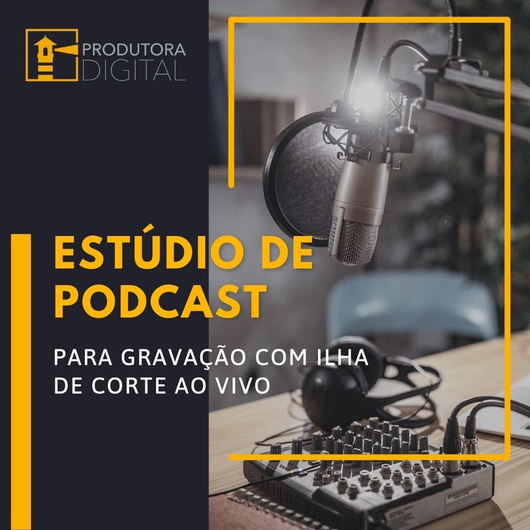 estudio de podcast