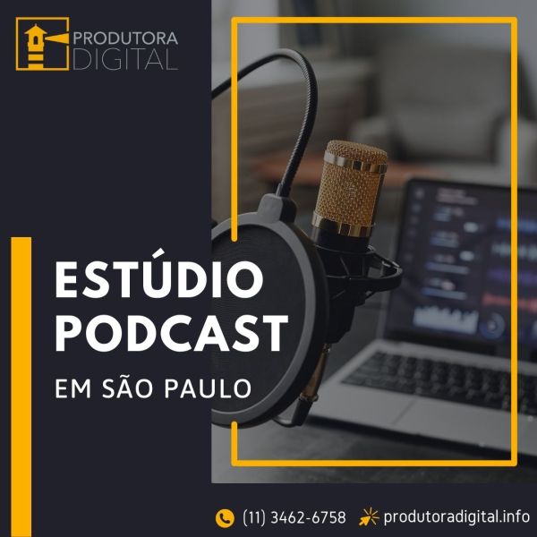 estudio de podcast em são paulo