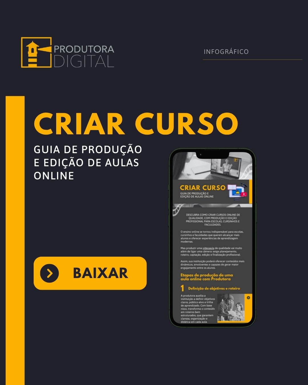 criar curso