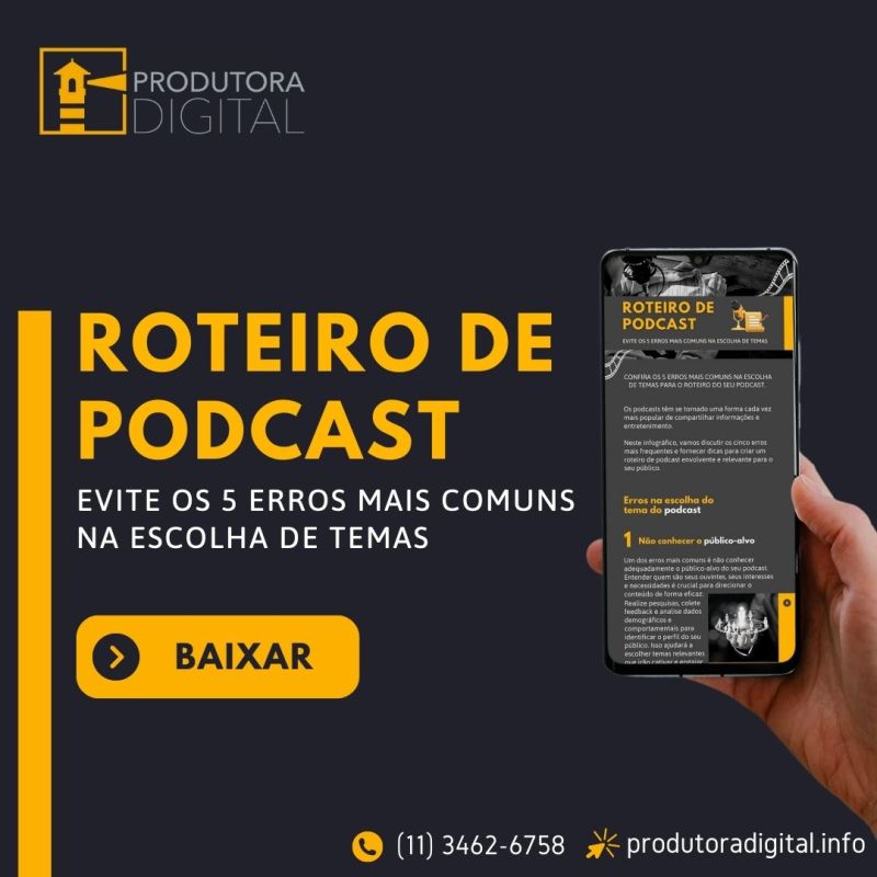 roteiro de podcast
